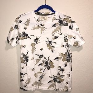 Floral White T Shirt!!